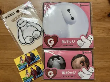 베이맥스 캔뱃지 와펜 미세스 스티커