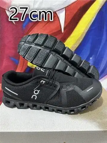 새상품 On Cloud 6 블랙 러닝화 27cm