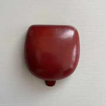 IL BUSSETTO 가죽 코인 케이스 빨간색