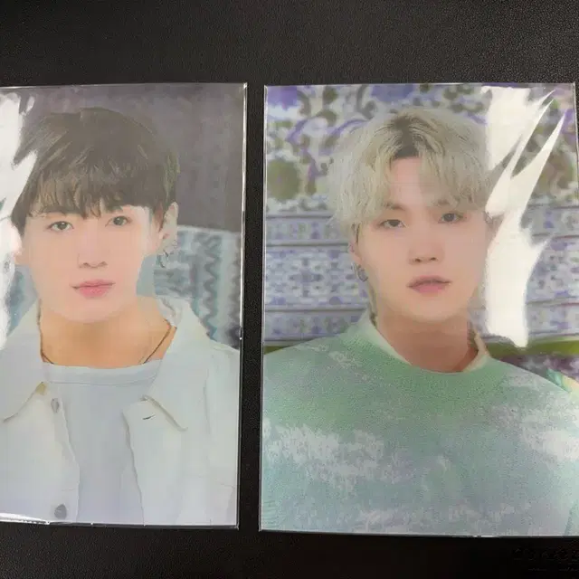 방탄 퍼투댄 3d 포토 렌티큘러 미개봉- 정국. 슈가