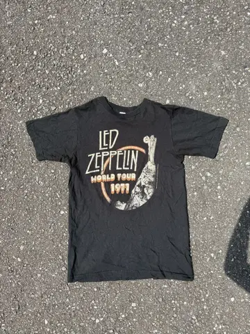 LED ZEPPELIN 월드 투어 티셔츠 1971