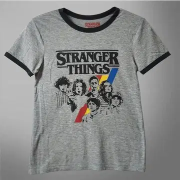 STRANGER THINGS 기묘한 이야기 티셔츠 그레이 XL