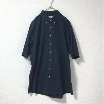 LLBEAN 반팔 셔츠 블랙 XL