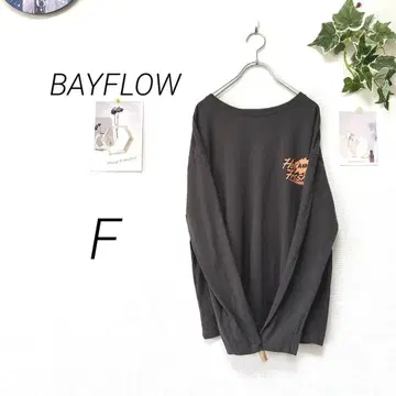 8961-1 베이플로우 BAYFLOW 긴팔 티셔츠 롱T F