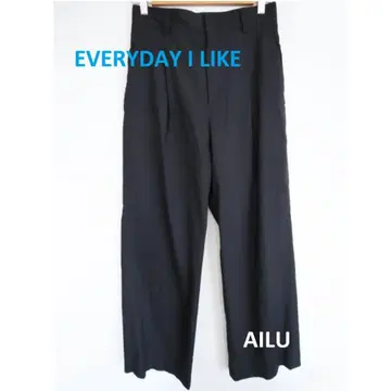 EVERYDAY I LIKE 팬츠 M 사이즈 38 블랙 55732