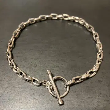 SILVER925 OVAL MANTEL BRACELET/실버/블레스