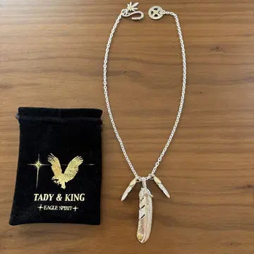 [ 새상품급 ] TADY & KING 깃털 디자인 목걸이