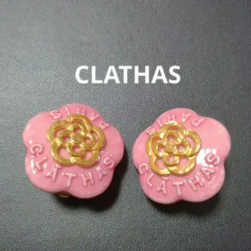 CLATHAS 클레이사스 빈티지 귀찌 까멜리아 핑크