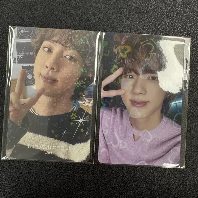 방탄 석진 디애넛 디에넛 일본 JP FC 홀로그램 포카 미개봉