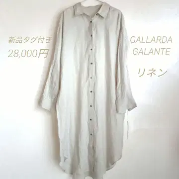GALLARDA GALANTE 린넨 셔츠 원피스 택 포함 새상품