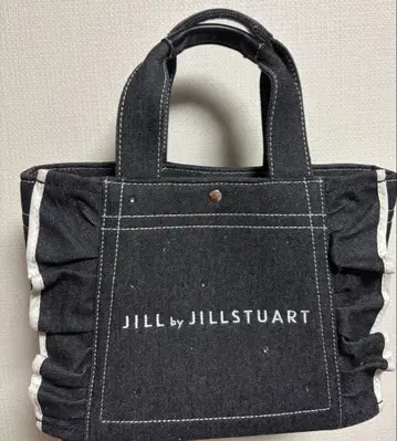 JILLbyJILLSTUART 프릴 토트백 데님 비쥬