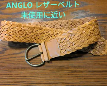 ANGLO 웨빙 가죽 벨트 85cm