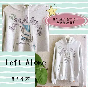 레어 Left Alone [레프트 얼론] 풀오버 후드티 자수 [M]