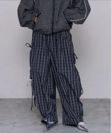 리본 카고 팬츠 /Ribbon Design Cargo Pants