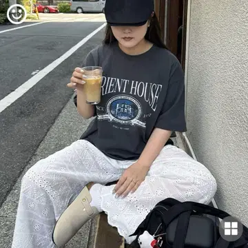 nugu us. JJZSNW9711 허리 밴딩 펀칭 레이스 팬츠