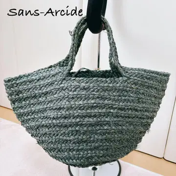 산 아르시데 Sans Arcidet 하프문 바스켓 백 그린 828