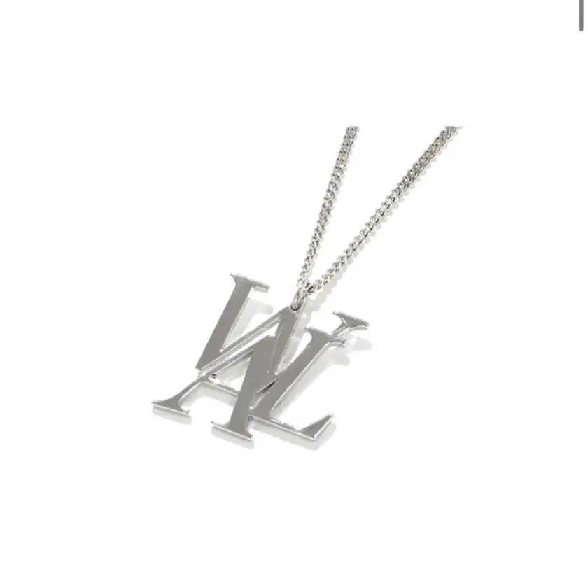 [WOOALONG]★Signature pendant necklace WOOALONG | 우알롱 Wooalong Signature Logo Necklace on