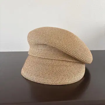 CA4LA 카시라 베이지 헌팅 캡 모자