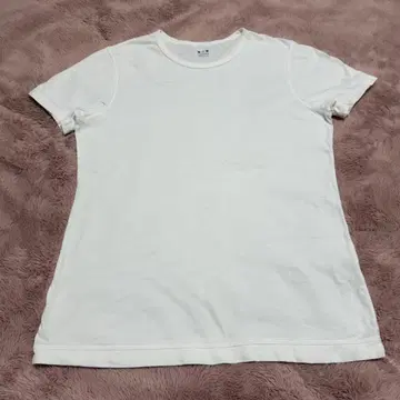 쓰리 도츠 화이트 티셔츠 L