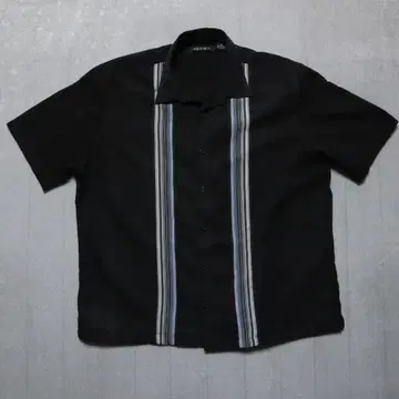AXIST 쿠바 셔츠 반팔 셔츠 XXL 블랙 2199
