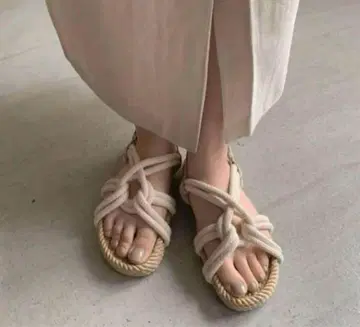 로프 샌들 24cm