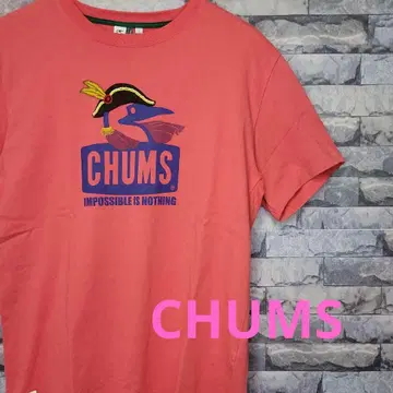새상품급 CHUMS 살몬 핑크 티셔츠