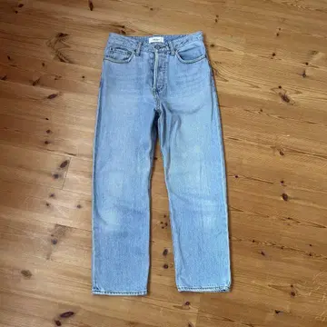 미라 오웬 데님 팬츠 테이퍼드 0
