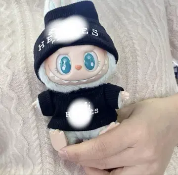 labubu 라부부 옷 갈아입기 의류 H 2개 세트 블랙