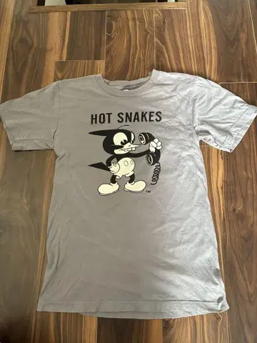 HOT SNAKES 티셔츠 S 사이즈 그레이