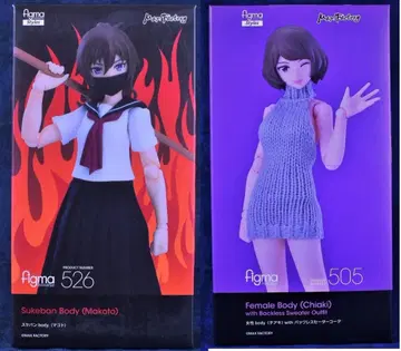 미개봉 figma Styles [치아키]&스케반 바디[마코토]