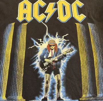 초레어 80년대 ACDC WHO MADE WHO TOUR 티셔츠