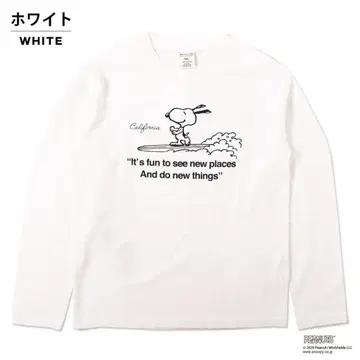미사용 새상품 160cm 파도타기 스누피 롱T SNOOPY PEANUTS