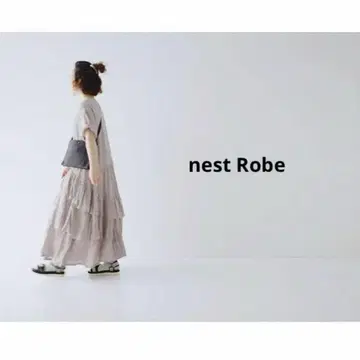 세일! nest Robe 룩북 게재 캐스케이드 원피스 네스트로브
