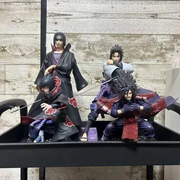 NARUTO 우치하 피규어 개봉 완료 4개 세트