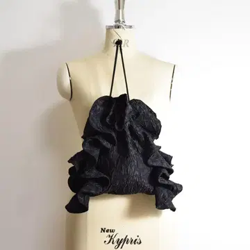 24SS 루타론 LETALON fleur bag 프릴 복조리 백 블랙