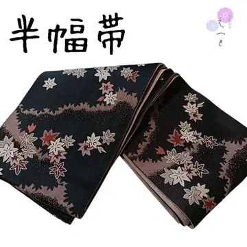 고 12 에토 반폭 오비 단풍 블랙