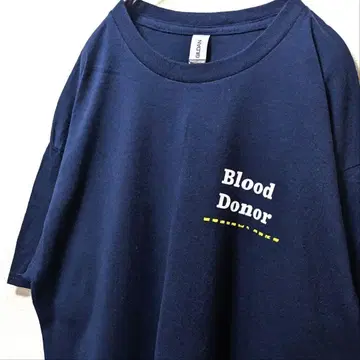 길단 브래드 도너 로고 빈티지 티셔츠 네이비 컬러 L 구제 의류