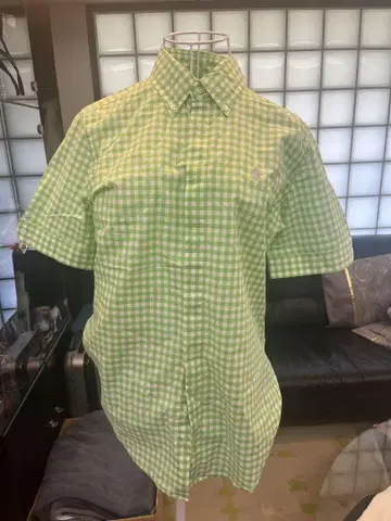 Ralph Lauren 반팔 체크 셔츠