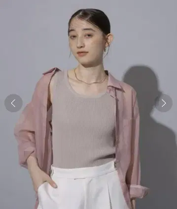 Rirandture 리랜드트루 시어 셔츠 핑크 사이즈 1 S