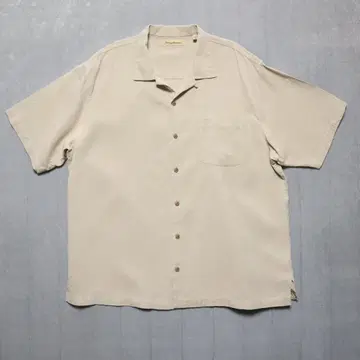 Tommy Bahama 실크 오픈 카라 셔츠 XXL 2204