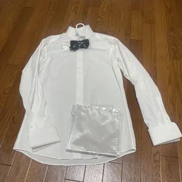 결혼식 남성용 윙카라 셔츠 ROH 화이트 셔츠