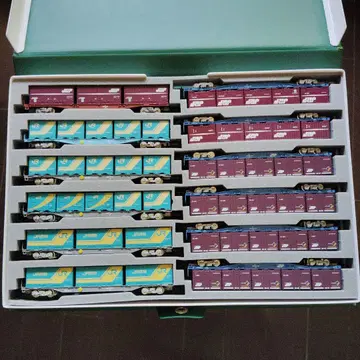 n 게이지 컨테이너 자동차 12량