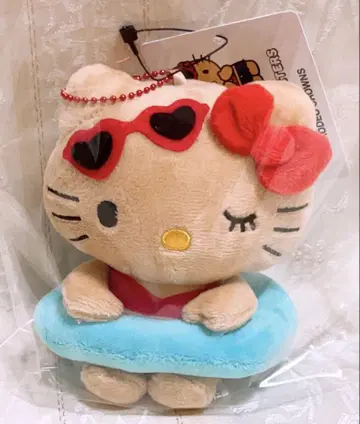 산리오 로데오 크라운 일광화상 키티 마스코트 홀더
