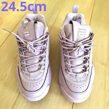 휠라 통굽 스니커즈 퍼플 24.5cm
