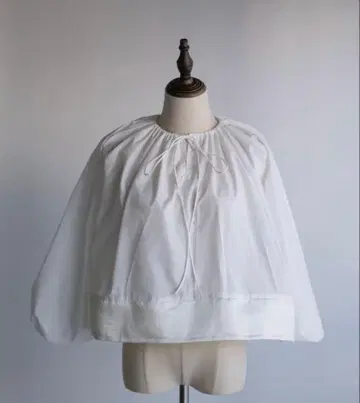 포아 pois gather2way blouse 화이트