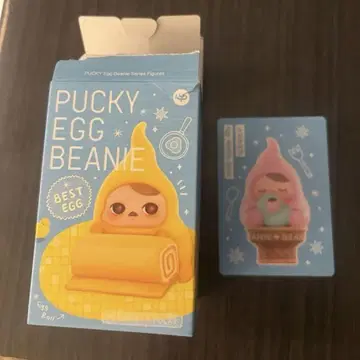 PUCKY Egg Beanie Egg Waffle cone 피규어