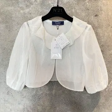 새상품 M'S GRACY 엠즈 그레이시 메쉬 가디건 사이즈 40