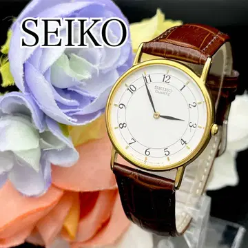 작동 손목시계 SEIKO 세이코 라운드 벨트 새상품 배터리 H21
