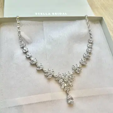 STELLA BRIDAL 크리스탈 목걸이