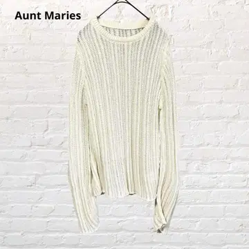 Aunt Maries 앤트마리스 메쉬 니트 튜닉 구제 의류 롱 기장